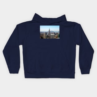 Empire State Building New York City Kids Hoodie